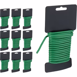 Questo filo di ferro plastificato verde è l'ideale per sostenere le tue piante nel giardino. Offrendo un supporto flessibile, ...