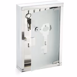 L'armadietto delle chiavi in acciaio inox si adatta perfettamente al corridoio. Le chiavi possono essere facilmente appese ai ...