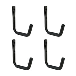 Relaxdays - Porta Gomme Auto da Parete, Set da 4 Ganci da Muro per Pneumatici e Cerchioni fino a 45 kg, Arancione Nero