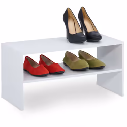 Una scarpiera è l’ideale per mettere in ordine le proprie scarpe all’entrata, in camera o nello spogliatoio. Sui 2 ripiani ha ...
