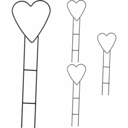 Il supporto per rampicanti con design a cuore è il sostegno ideale per le tue piante rampicanti in vaso e per le piante d'app ...