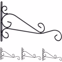 Esponi i tuoi tesori verdi con i ganci per piante da appendere. I ganci neri con ornamenti sono ideali per ingressi, patio e ...