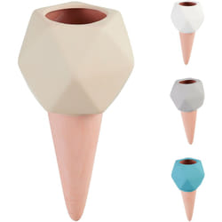 Sfere da Irrigazione a Goccia, Set da 4, Coni per Bottiglie da 1,5 Litri, Irrigatore per Piante, Multicolore - Relaxdays