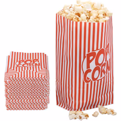 Rendi speciale ogni serata cinema con questi sacchetti pop corn in stile americano! Il set da 100 bustine è perfetto per fest ...