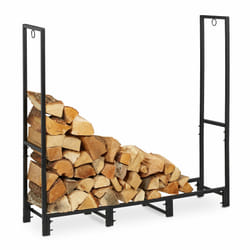 Relaxdays 10048596 carrello e supporto per legna