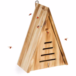 Con il rifugio per coccinelle contribuisci attivamente alla protezione delle specie. La casetta in legno di abete non trattat ...