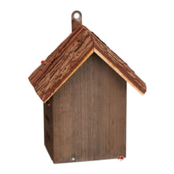 Relaxdays - Casetta per Coccinelle, Legno d'Abete, da Appendere e Poggiare, Giardino e Balcone, hlp: 22x18x12 cm, Marrone
