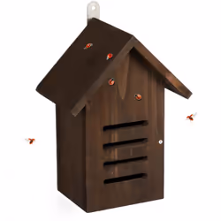 Con il rifugio per coccinelle contribuisci attivamente alla protezione delle specie. La casetta in legno di abete non trattat ...