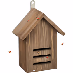 Con il rifugio per coccinelle contribuisci attivamente alla protezione delle specie. La casetta in legno di abete non trattat ...