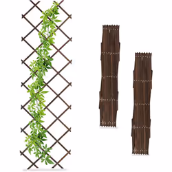 Il set da 3 tralicci è un pratico accessorio da giardino. Coltiva rose rampicanti, clematidi, gelsomini, edere o viti sul tra ...