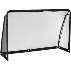 Relaxdays - Porta da Calcio per il Giardino, per Adulti e Bambini, in Metallo, con Rete, hlp: 120 x 180 x 60 cm, Nero