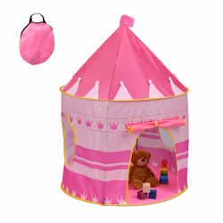 Trasforma la stanza dei tuoi bambini in un mondo da favola con questa incantevole tenda castello. La tenda da gioco è il rifu ...