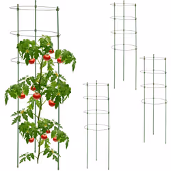 Da' sostegno e forma alle tue piante rampicanti in vaso con il set da 4 supporti per piccole piante ornamentali e non solo. I ...