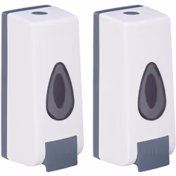 Con questo set di moderni dispenser da parete per sapone e detersivo, non avrai più problemi di spazio accanto al lavandino. ...