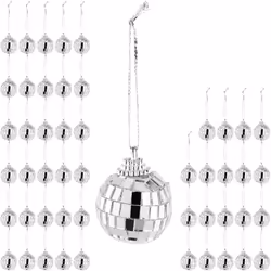 Vuoi creare l'atmosfera perfetta per la tua prossima festa? Questo set di 50 mini palle da discoteca è l'ideale. Facili da ap ...