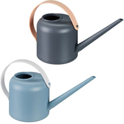 Relaxdays - Annaffiatoio per Piante d'Appartamento, Set da 2, 1,7 l, Plastica, Innaffiatoio Piante, Collo Lungo, Colorato