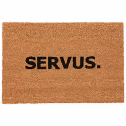 Questo zerbino decorativo per la porta d'ingresso con scritta "Servus" (Ciao in tedesco) si adatta perfettamente a qualsiasi ...