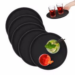 Il vassoio da bar è ideale per strutture gastronomiche di vario tipo quali caffetterie, bar o ristoranti. Il bordo rialzato e ...
