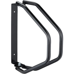 Relaxdays - Portabici da Muro, Parcheggio Bicicletta da Parete, Inclinabile a 180°, Supporto Singolo, Garage e Viale, Nero