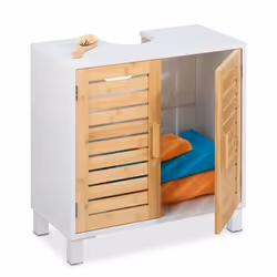 Con questo mobile da bagno puoi sfruttare al meglio lo spazio libero sotto il lavabo. Potrai creare uno spazio di archiviazio ...