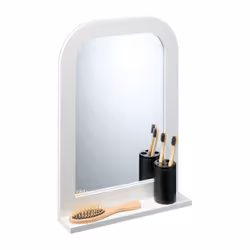 Questo specchio bagno con mensola è la soluzione perfetta per chi cerca funzionalità e stile. Con il suo design moderno e il ...