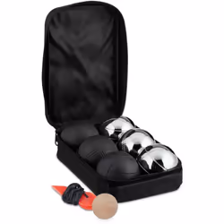 Il gioco francese delle bocce è un passatempo amato sia da adulti che da bambini. Questo set di bocce, composto da 6 palline ...