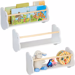 Con le librerie dal design a nuvola puoi incoraggiare i tuoi bambini a leggere. Le copertine dei libri o dei loro quaderni so ...