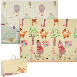 Relaxdays - Tappeto Gioco per Bambini e Neonati, Tappetino per Gattonare, LxP: 200x150 cm, in Gomma xpe Atossica, Colorato
