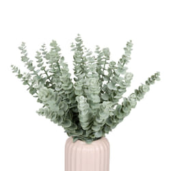 Relaxdays - Eucalipto Artificiale per Decorazioni in Vaso di Fiori Finti, 36 Rami in Plastica, Lunghi 42 cm, Pianta Verde