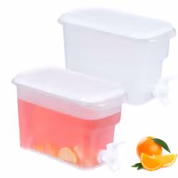 Relaxdays 10050392, 3 L, Trasparente, Bianco