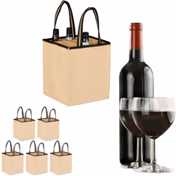 Questa elegante borsetta è l’ideale per trasportare fino a 9 bottiglie di vino ovunque e in tutta semplicità: al parco per un ...