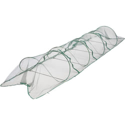 Relaxdays - Tunnel per piante 4,5 m, a rete pop-up, verdura e fragole, regolabile, tunnel anti-insetti, verde