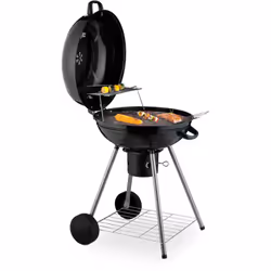 Goditi bistecche succose, salsicce croccanti e verdure alla griglia con questo barbecue a sfera. Grazie all'ampia superficie ...