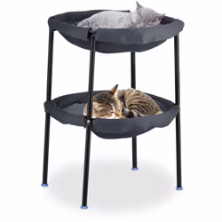 Con questo lettino ad amaca per gatti, i tuoi "a-mici" felini potranno riposare comodamente l'uno vicino all'altro. Il robust ...