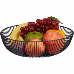 Anche l'occhio vuole la sua parte! Con questo portafrutta le mele, le banane, le arance sembreranno ancora più buone! La cest ...
