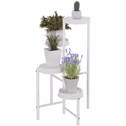 Lo scaffale per piante crea finalmente lo spazio necessario per presentare i tuoi fiori preferiti in modo decorativo. Fiori m ...