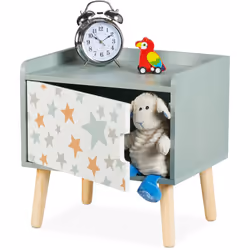 Questo fantastico comodino per bambini si adatta perfettamente alla camera dei bambini e può essere utilizzato come comodino ...