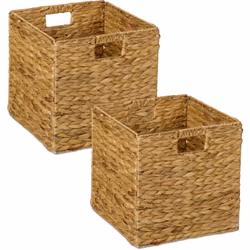 Con questo cesto portaoggetti a cubo, porterai in casa un organizer pratico e decorativo. Il cesto organizer è molto versatil ...