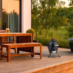 Relaxdays 4052025866976 barbecue per l'aperto e bistecchiera Barbecue/grill Kamado Egg A legna Nero - Vista aggiuntiva 3