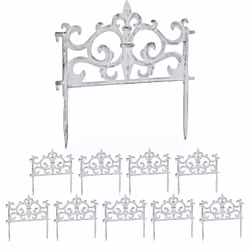 Progetta e abbellisci il tuo giardino in modo facile e veloce con la nostra bordura decorativa per aiuole dal look vintage. G ...