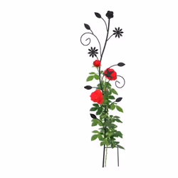 Aggiungi un tocco di stile al tuo giardino con questo elegante traliccio per rose. Il design decorativo con motivi di uccelli ...