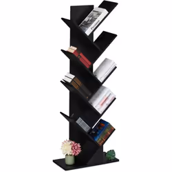 Se vuoi arredare il tuo salotto in modo moderno, la libreria dall'insolito design ad albero con 9 livelli è un'ottima scelta. ...