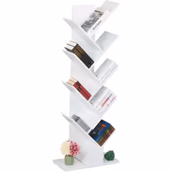 Se vuoi arredare il tuo salotto in modo moderno, la libreria dall'insolito design ad albero con 9 livelli è un'ottima scelta. ...