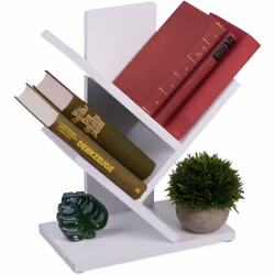 Porta stile e funzionalità nel tuo soggiorno con questo scaffale libreria dal design ad albero. La libreria moderna offre amp ...