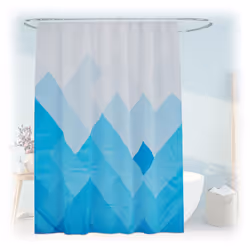 Questo elegante tenda da doccia porta immediatamente un’atmosfera accogliente e decorativa nel tuo bagno. Realizzata in polie ...