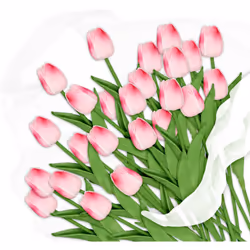 Dai alla tua casa un'atmosfera fresca e naturale con il nostro set di 24 tulipani artificiali. Questi fiori dall'aspetto real ...
