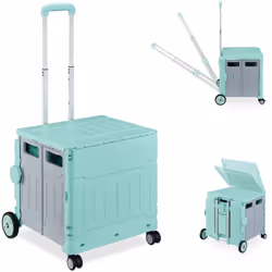 Il trolley pieghevole è il compagno perfetto per ogni tuo acquisto. Con la sua grande capienza e l'elevata capacità di carico ...