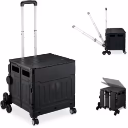 Il trolley pieghevole è il compagno perfetto per ogni tuo acquisto. Con la sua grande capienza e l'elevata capacità di carico ...