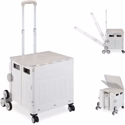 Il trolley pieghevole è il compagno perfetto per ogni tuo acquisto. Con la sua grande capienza e l'elevata capacità di carico ...