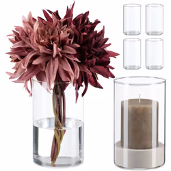 Vuoi mettere in mostra il tuo bouquet con stile? Allora questo semplice set di vasi fa al caso tuo. I vasi da fiori sono real ...